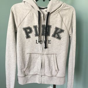 VS Pink Zip-up Hoodie